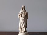 石膏 聖母マリア像 h31cm 聖心 アンティーク 0501051の画像