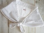 細ドット柄クールネックスカーフ(コットンボイル)