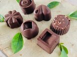 オーガニックビターチョコ詰合わせ<6個>白砂糖不使用♪