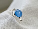 [青の洞窟 blue chalcedony]ringの画像