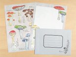 レターセット（Ａ5）キノコの画像