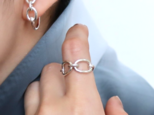 《Sale》Chain ring925チェーンモチーフリングの画像