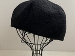 TOPI オールレースのベレー帽（ブラック）の画像