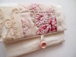 flap pouch - french fabricの画像