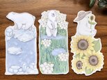 bookmark（しおり）〜シロクマと夏〜　３枚入り