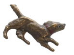 アメリカ製 メタルボタン ハンティングドッグ 猟犬 ブラウン 茶色 B-1229 アイリッシュ セッター ポインターの画像