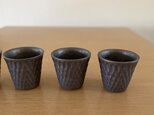 黒釉ホリホリカップの画像