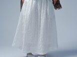 【soco】天使のエンブロイダリー レーススカート / 白色 s006f-wht1の画像