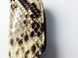 天然革　蛇　ヘビ　ダイヤモンドパイソン★　小銭入れ　小物入れ　手縫い　その2