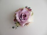 コサージュ　『antique  Rose』/purpleの画像