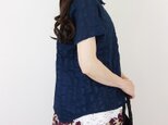 [予約販売]ネイビーリップルフリルプルオーバー