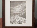 白馬マウンテンアート　ピエゾグラフ作品　杓子岳の画像
