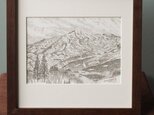 白馬マウンテンアート　ピエゾグラフ作品　雨飾山の画像
