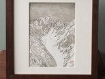 白馬マウンテンアート　ピエゾグラフ作品　カクネ里氷河の画像
