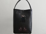 annco one-handle bag [black/leather]の画像