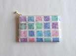 絹手染ポーチ（いろいろ・Ｂ　9.2cm×14.5cm）の画像