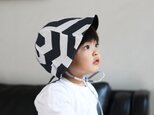 キッズ ベビー　リバーシブルチューリップハット【虎が雨】Sサイズ