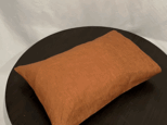 柿渋染め麻枕カバー K23074の画像