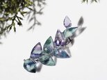 フローライトによる葛（くず）の花のブローチ　～葛の花の画像