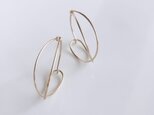 14kgf  MARKO キャッチレス　フープピアス　の画像