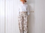 『 お仕立て承ります♪ 』コットンポプリン　ポティロンパンツ　風景柄　ブラウンの画像