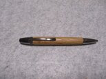 オーク　サントリーウィスキー樽　キヌカオイル仕上げ　回転式ロングパトリオットボールペン　の画像