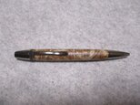 楓瘤(カエデ)　ブドウ杢　キヌカオイル仕上げ　ロングパトリオットボールペン　の画像