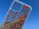 金魚すくい グリッターケース iPhoneケース スマホケース iPhone17〜 キラキラ