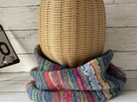 手編み　scrappie cowl opal  Beautyミックスの画像