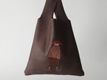 annco yawaraka leather bag [medium/dark brown]