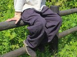 canvas baker pants/　草木染めカーゴパンツ/ 二人静の画像