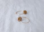 ピアス hoop gold K14GFの画像