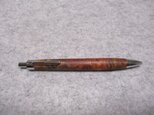 本花梨瘤　ブドウ杢　キヌカオイル仕上げ　ワンピースタイプの木軸ボールペンの画像