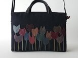 tulip 2way bag [black]の画像