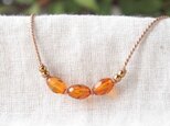 Amber Short Necklaceの画像