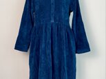 ★サンプルセール　1点のみ★B11　コーデュロイワンピース　丸襟　ベルト付き