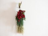 【予約注文】稲穂と松のお正月飾り(南天）の画像