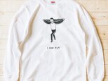 長袖 Ｔシャツ 『私は飛ぶことができます。』 男女兼用 ロンＴの画像