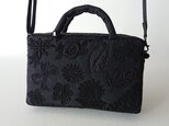 motif lace 2way mini bag [black]の画像