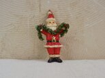 ビンテージクリスマスオーナメント 古いつくりのサンタ