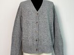 ★サンプルセール　1点のみ★B20　vネックカーディガン 　ウール混
