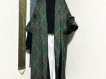 お値下げ品　大島紬で作ったコート　冬芽