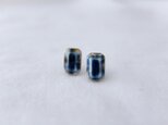 ピアス rectangle bleu jardinの画像