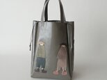 annco leather 3way tote [gray]の画像