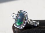 ブラックオパール リング / Ethiopian Black Opal Ring llの画像