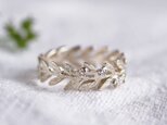 Olive leaf diamond ring [R002K10]の画像