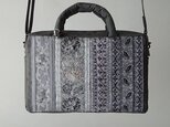 FRANCE RIBBON 2WAY MINI BAG [GRAY]の画像