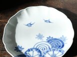 鳥と楓◆伊万里　染付八寸皿　大皿　骨董・antiques 丁寧な暮らしに。明治時代の画像