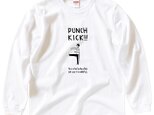 長袖 Tシャツ 『パンチキック』 男女兼用 ロンTの画像