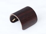 木のポニーフックM　　　　　Rosewood　ヘアカフ